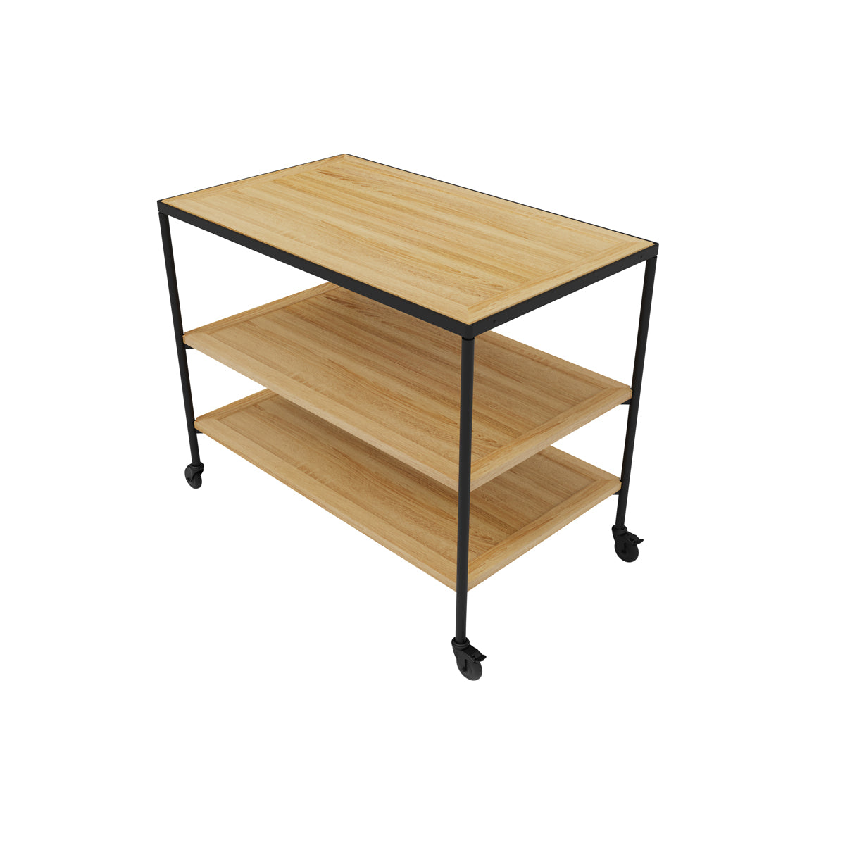 CRASTERTOMOD31OAKN Craster Fare 3.1 Oak Trolley 1100x650x880mm Tomkin Australia Hospitality Supplies
