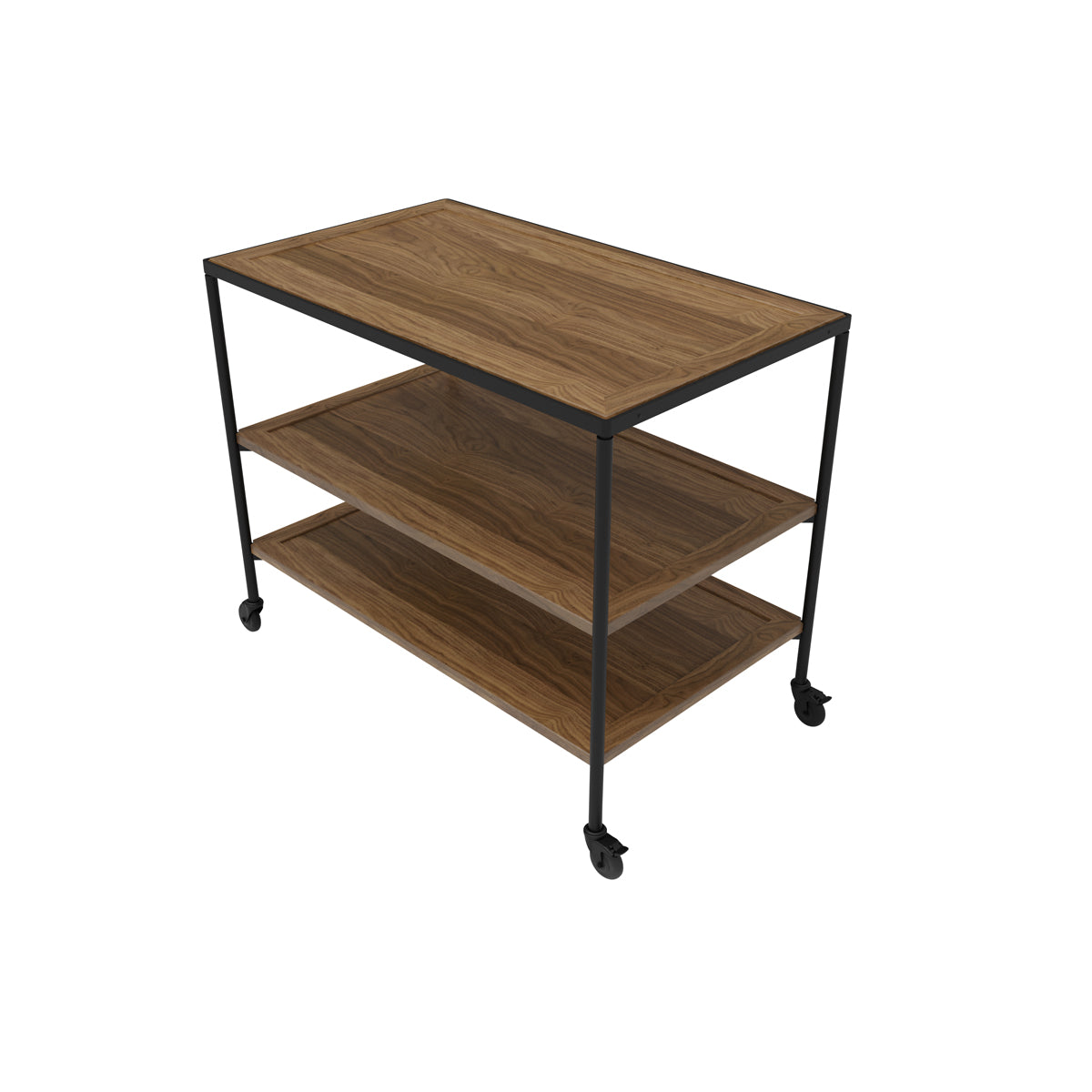 CRASTERTOMOD31WALN Craster Fare 3.1 Walnut Trolley 1100x650x880mm Tomkin Australia Hospitality Supplies