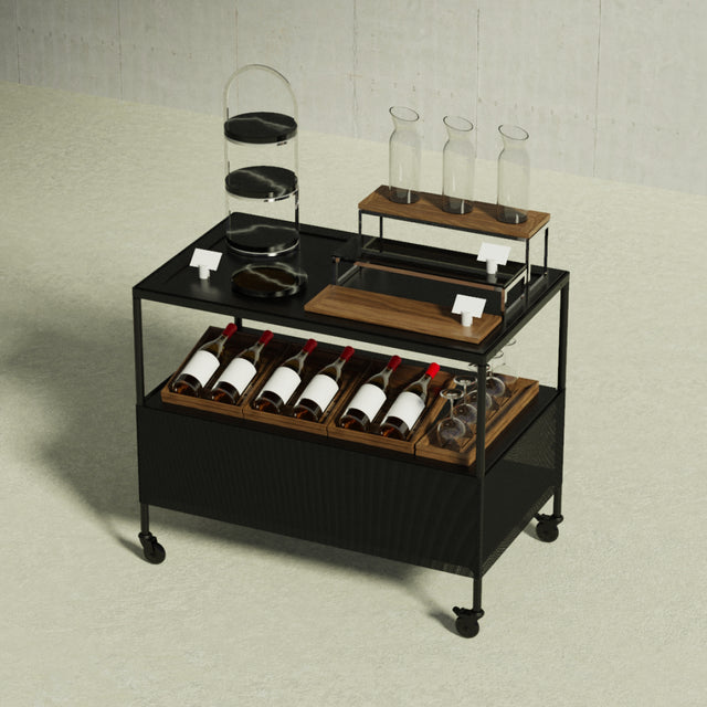 Craster Fare Trolley Upper Three Side Mesh Cover 2716x317mm