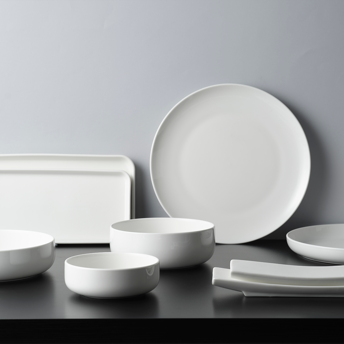 Core Rectangular Curved Server 275x70mm