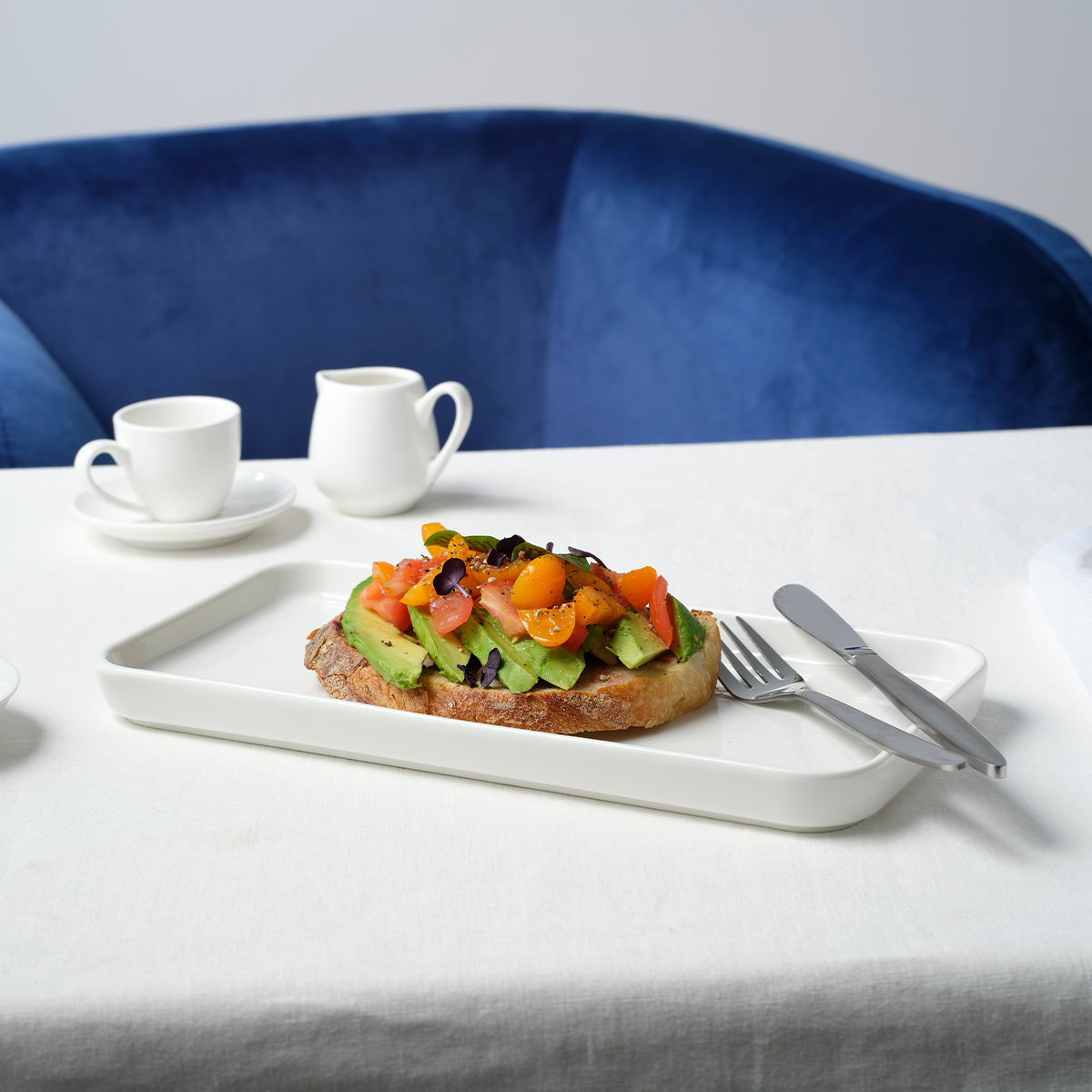 Tablekraft Core White Rectangular Dish 250x125mm | Tomkin Australia