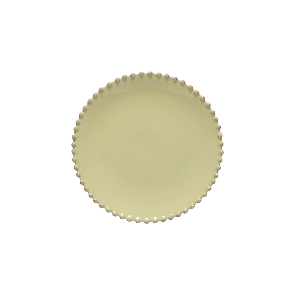 Pearl Lily Green Plate 220mm