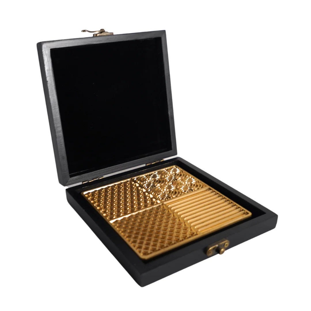 Brass Ice Stamp Plate Gift Box