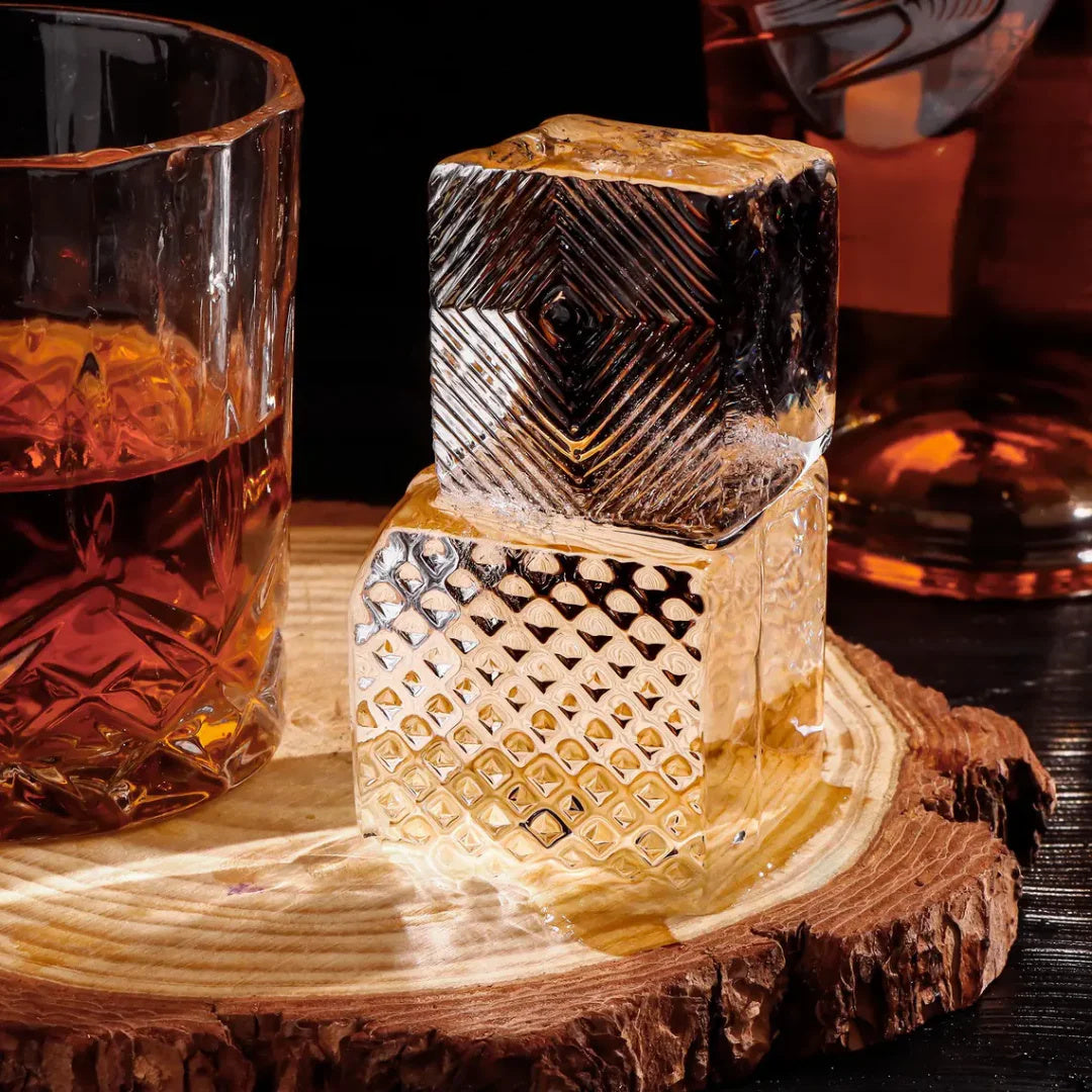 Brass Ice Stamp Plate Gift Box