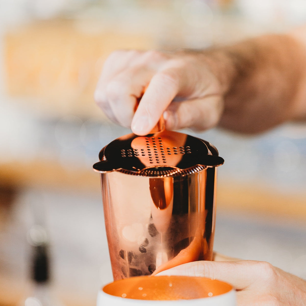Bostontins Cocktail Shaker Copper