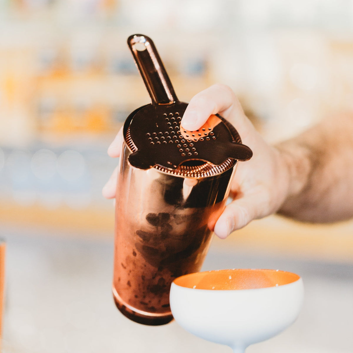 Bostontins Cocktail Shaker Copper