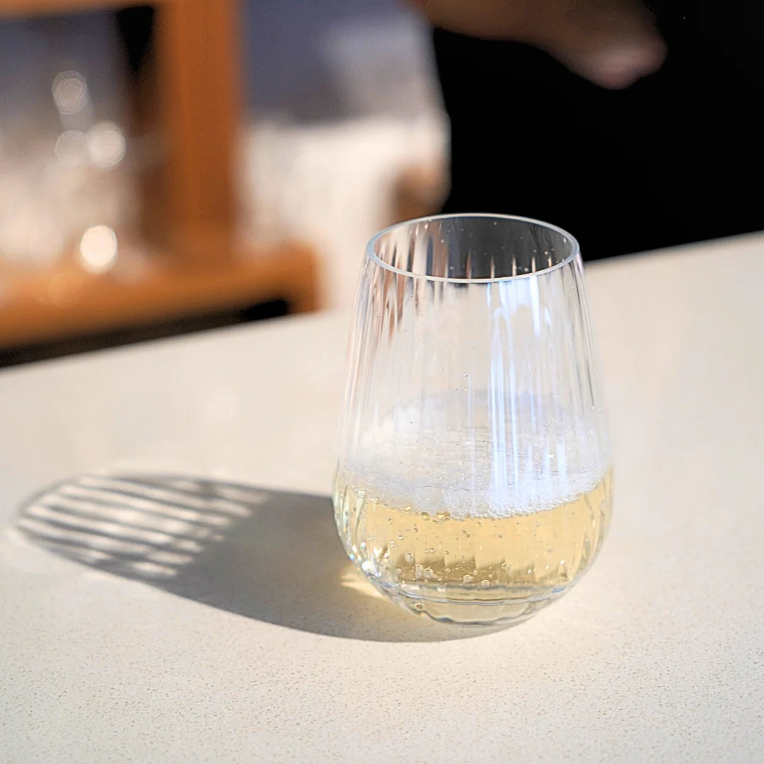 Bamboo Stemless Wine Tumbler Polycarbonate 350ml