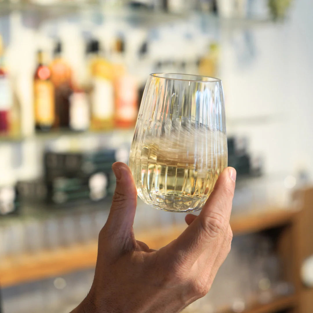 Bamboo Stemless Wine Tumbler Polycarbonate 350ml