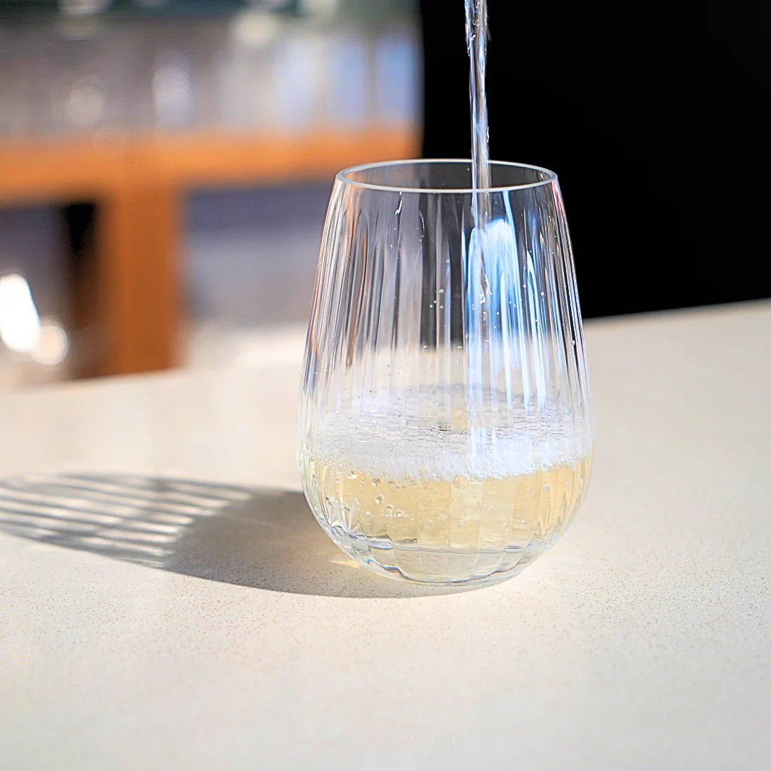 Bamboo Stemless Wine Tumbler Polycarbonate 350ml