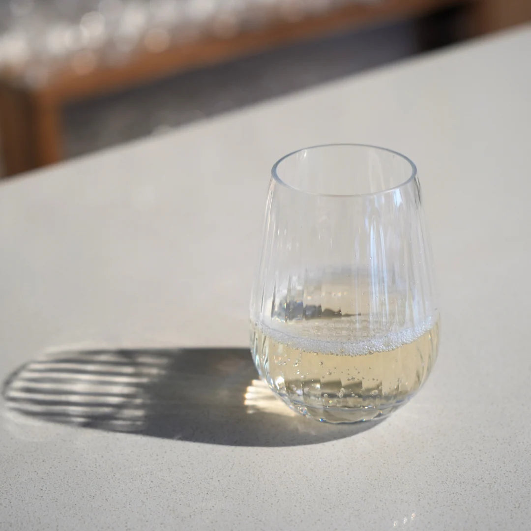 Bamboo Stemless Wine Tumbler Polycarbonate 350ml