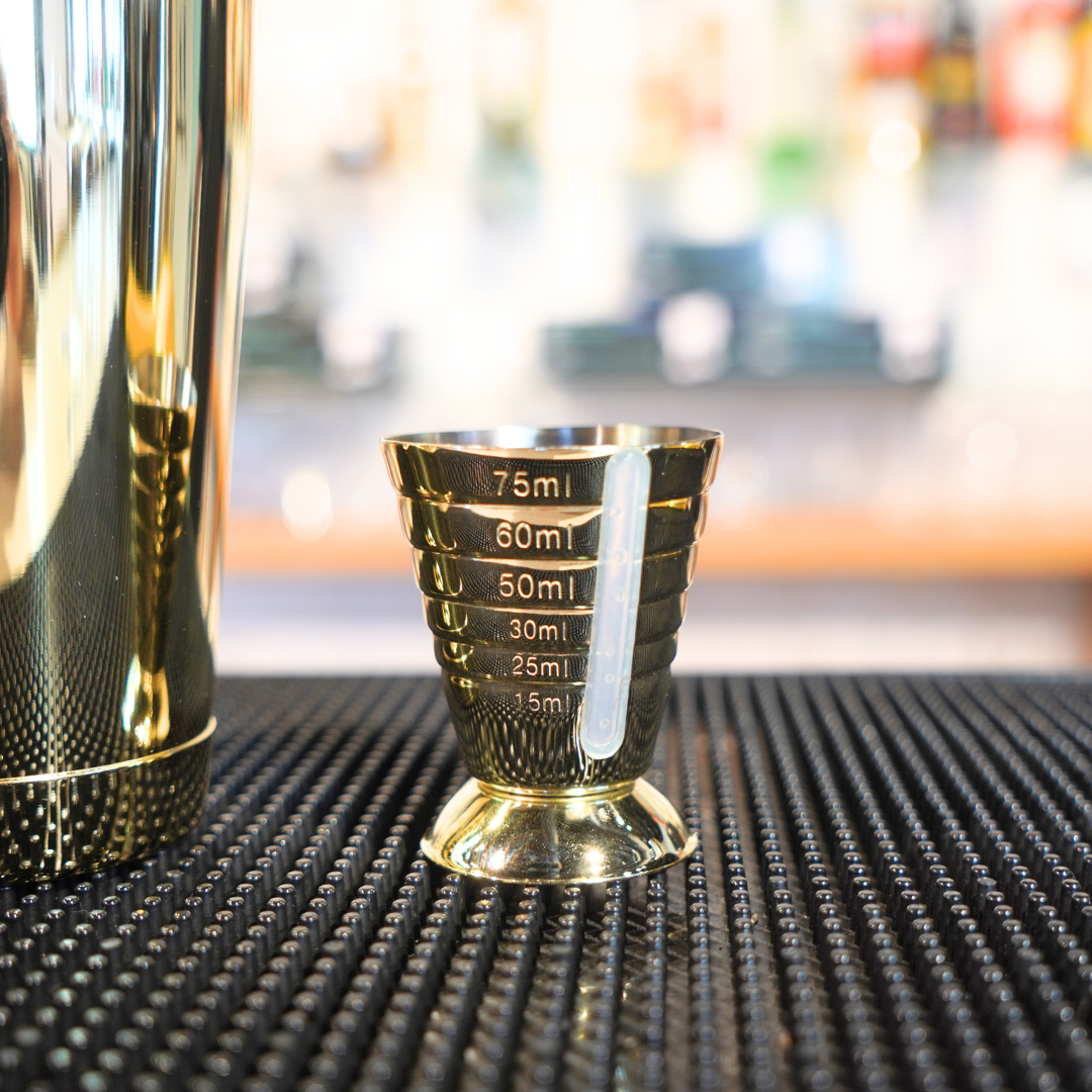Multi Level Jigger  75ml Gold