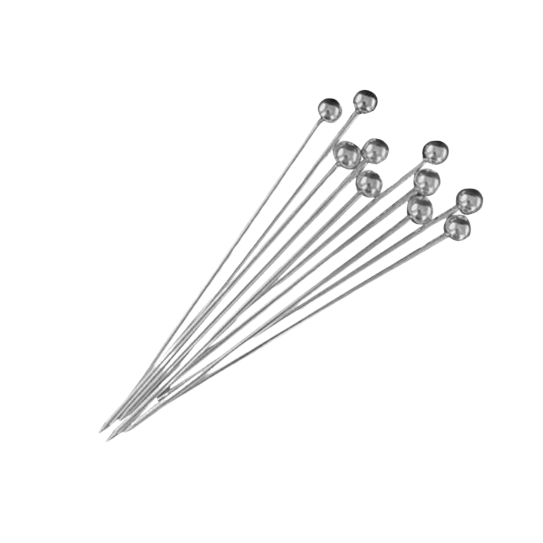 Cocktail Picks Stainless Steel  Pack of 10