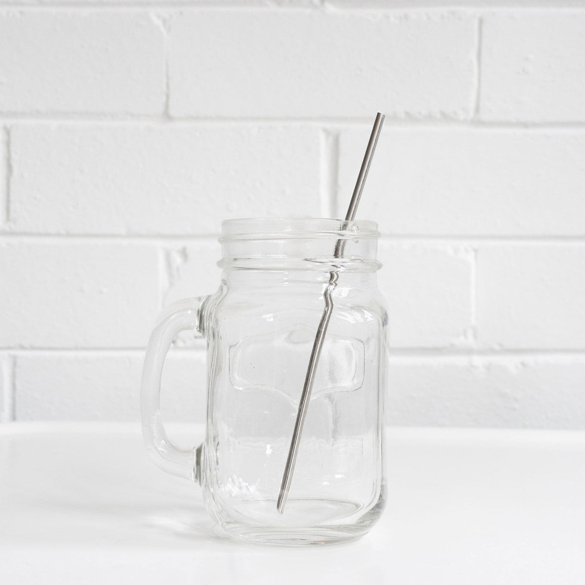 Reusable Stainless Steel Straws 15x6mm Pack of 12