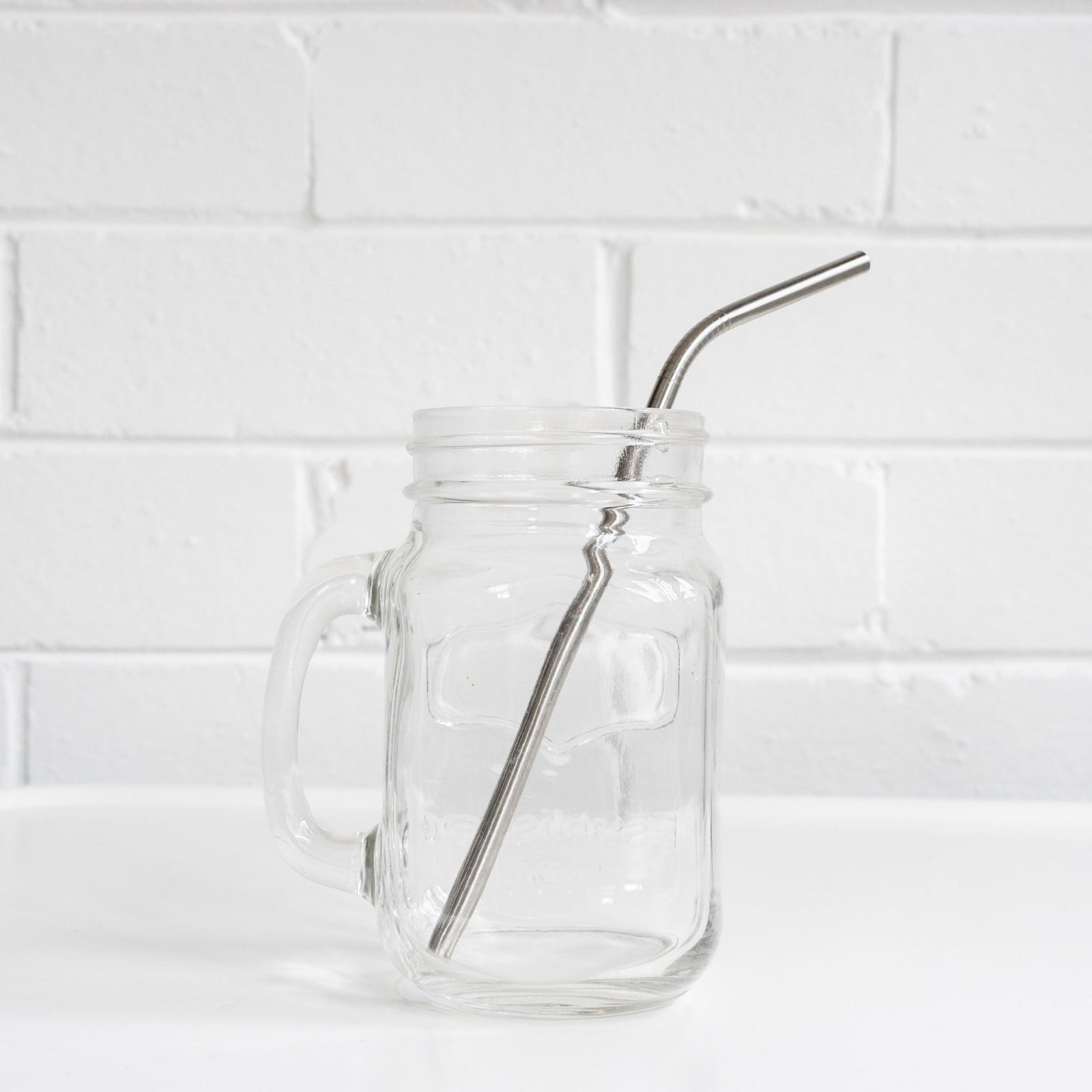 Reusable Bent Stainless Steel Straw  15x8mm Pack of 12