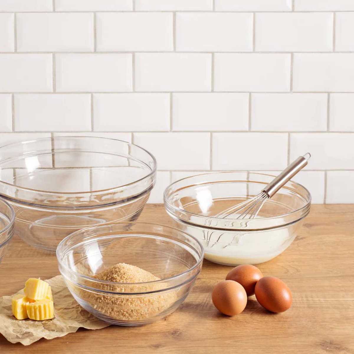 500-206 Duralex Mixing Bowl Stackable 170mm / 920ml Tomkin Australia Hospitality Supplies