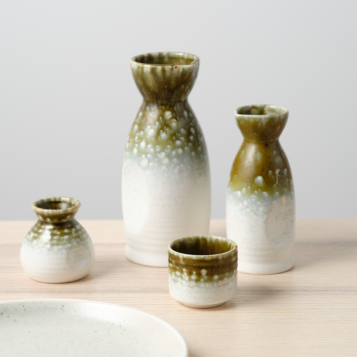 Fusion Sake/Sauce Bottle 250ml Khaki