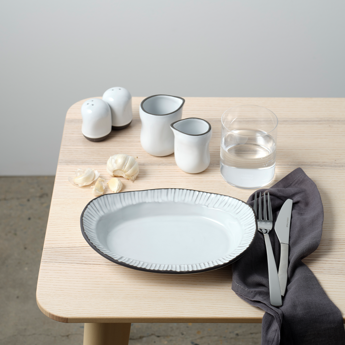 Tablekraft Linea Organics Platter 230x170x50mm White