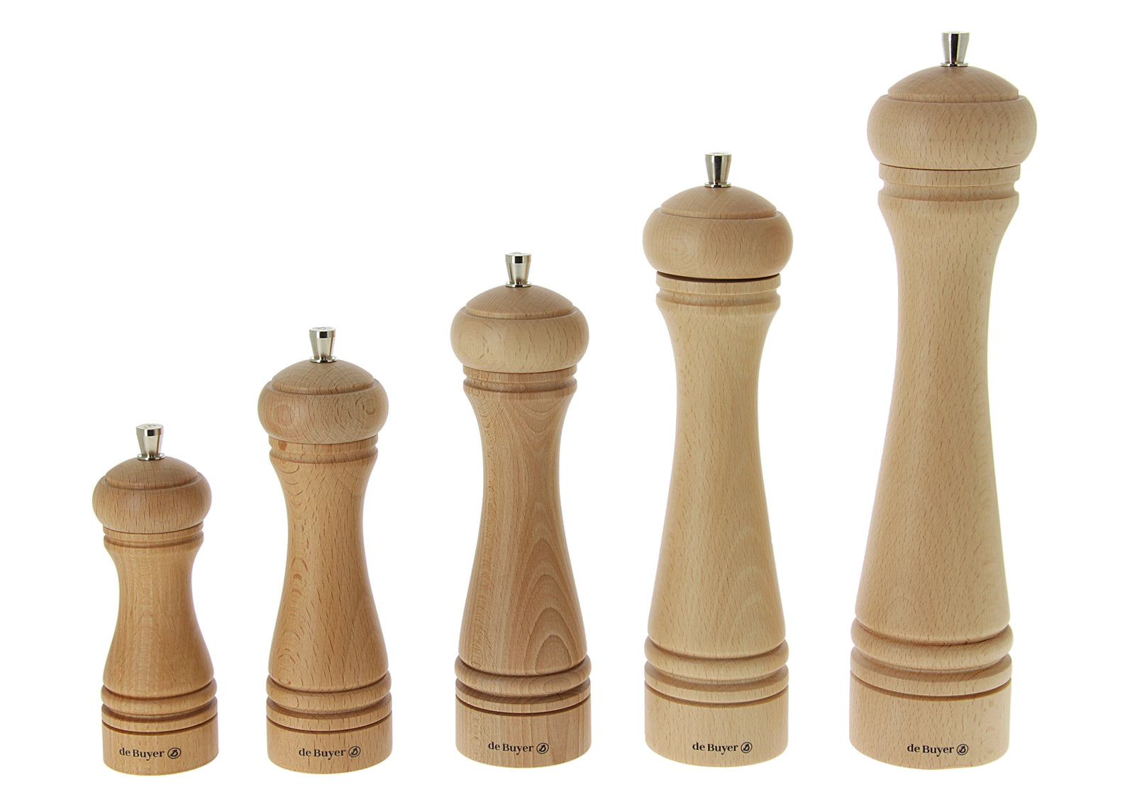 De Buyer Marlux Java Natural Pepper Mill 210mm