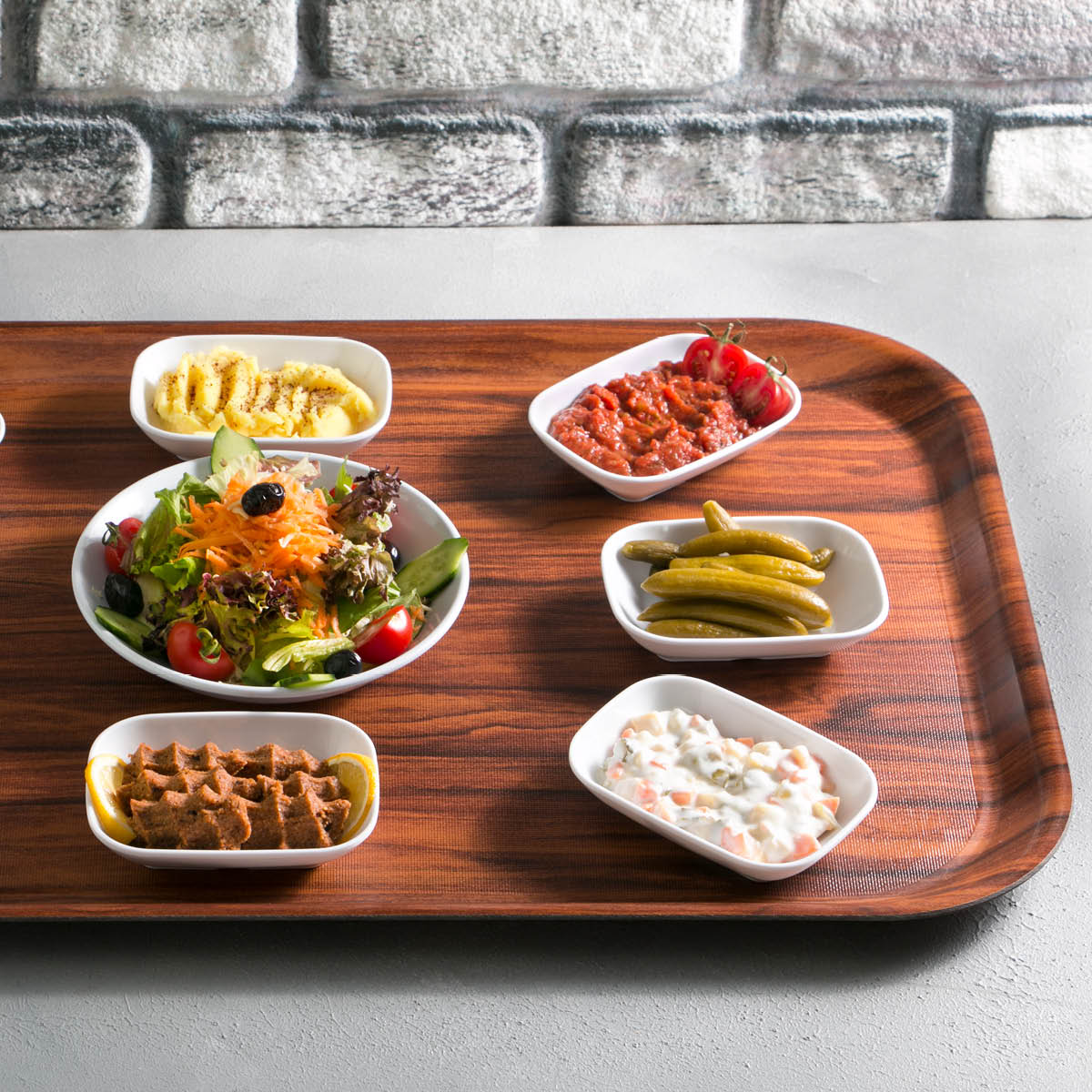 KCTEX325530/MD-NS Kocel Tex Midas Rectangular Tray Non-Slip 530x325mm Tomkin Australia Hospitality Supplies