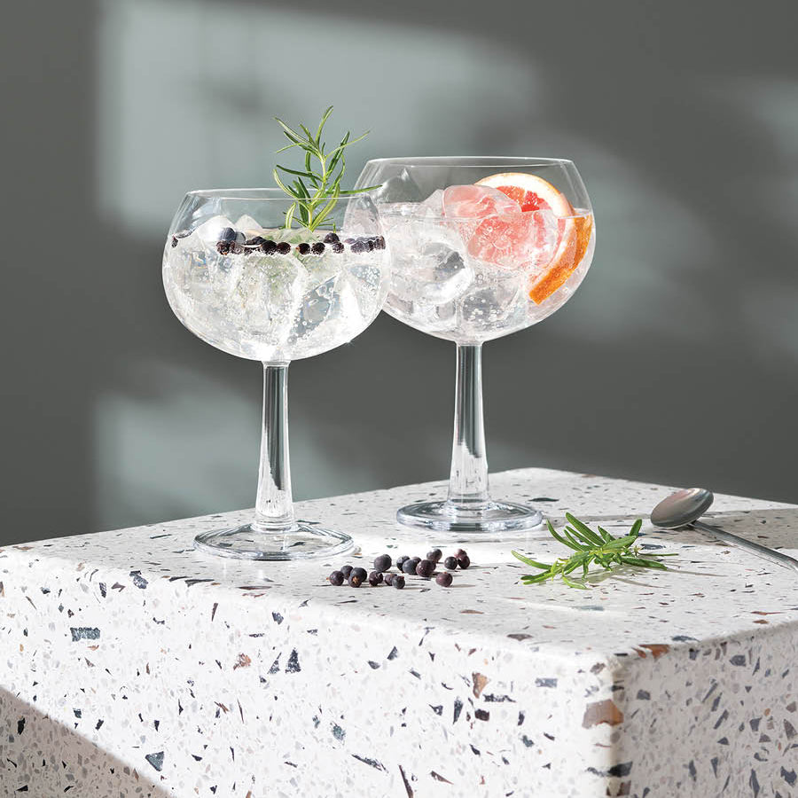 Gin Balloon Glass 420ml 2pc Set