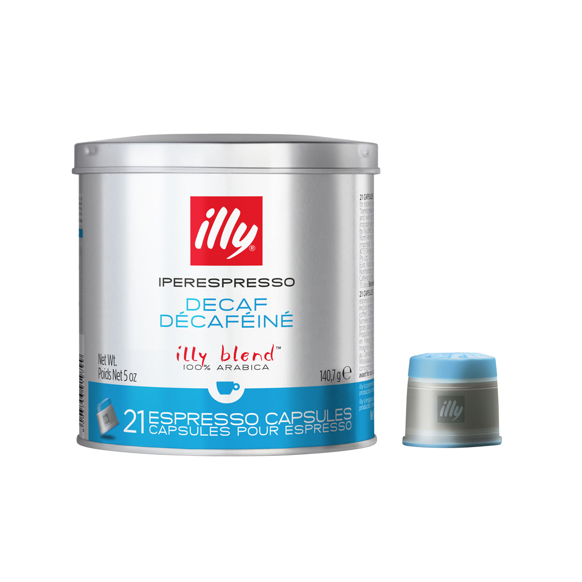 Iperespresso Capsules - Decaf 21pc Tin