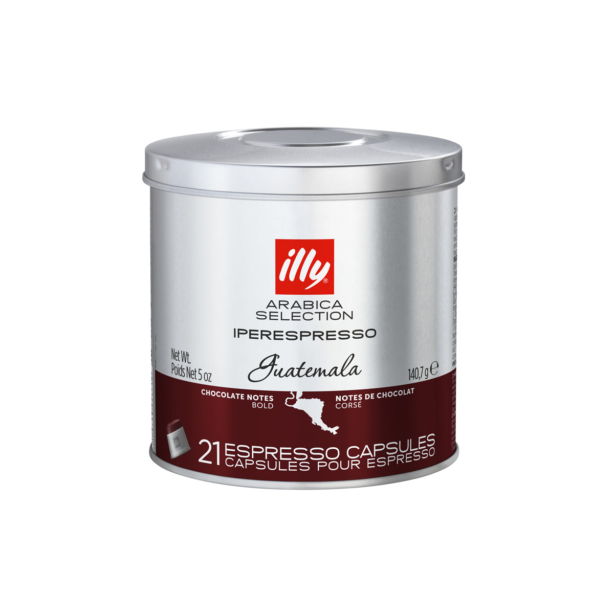 Iperespresso Capsules - Guatemala 21pc Tin