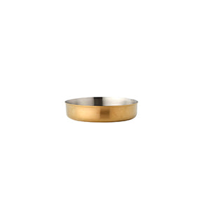 Miniature Deep Pan Brushed Brass 125mm