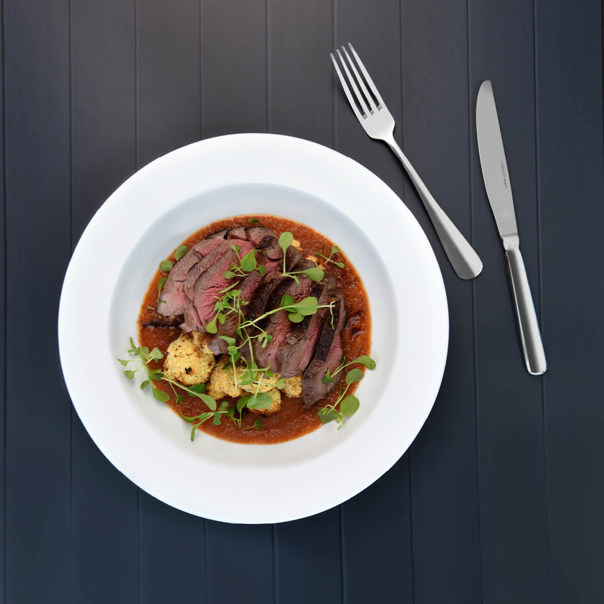 97643 Patra by Nikko Nova Wide Rim Round Plate Deep (0280) Tomkin Australia Hospitality Supplies