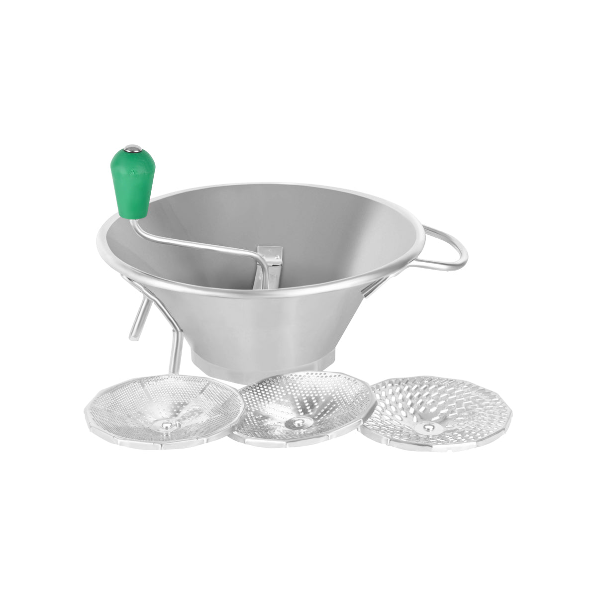 PD2573-31 Paderno Food Mill Tin with 3 Blades 310mm Tomkin Australia Hospitality Supplies