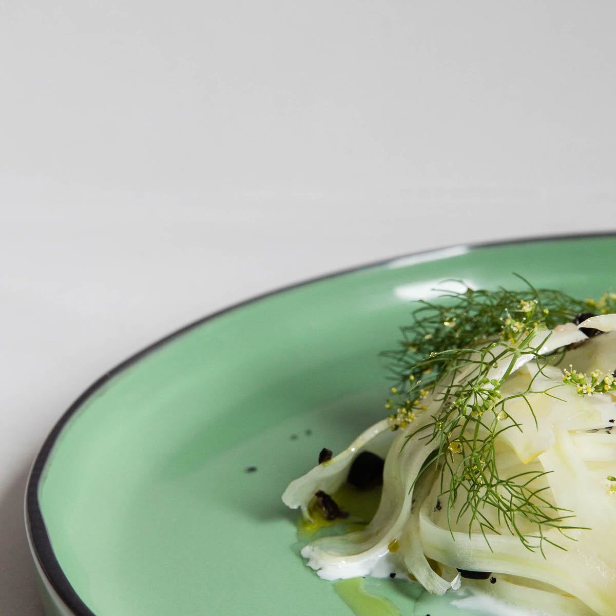 RV652767 Revol Caractere Mint Espresso Saucer 135x83mm Tomkin Australia Hospitality Supplies