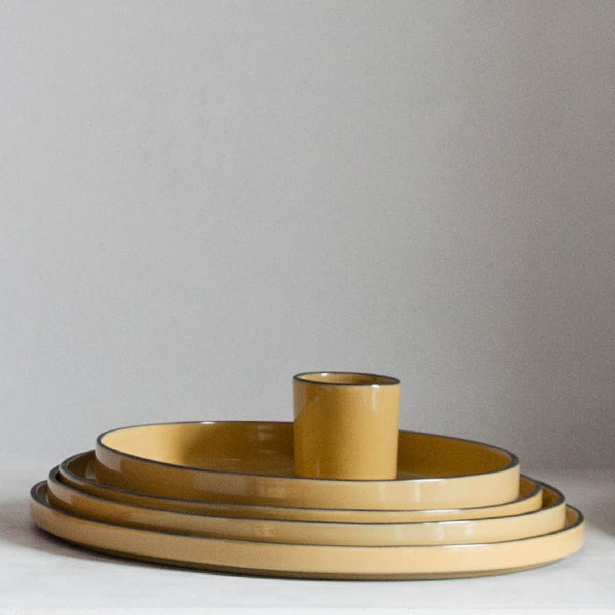 Caractere Tumeric Round Plate 150mm