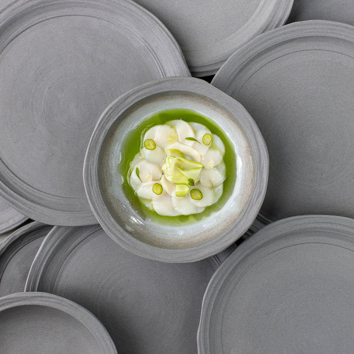 Revol No.W Matt Grey Recyclay Plate 220x18mm