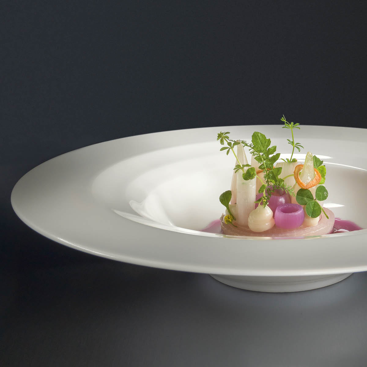 Allure Round Deep Wide Rim Plate 280mm