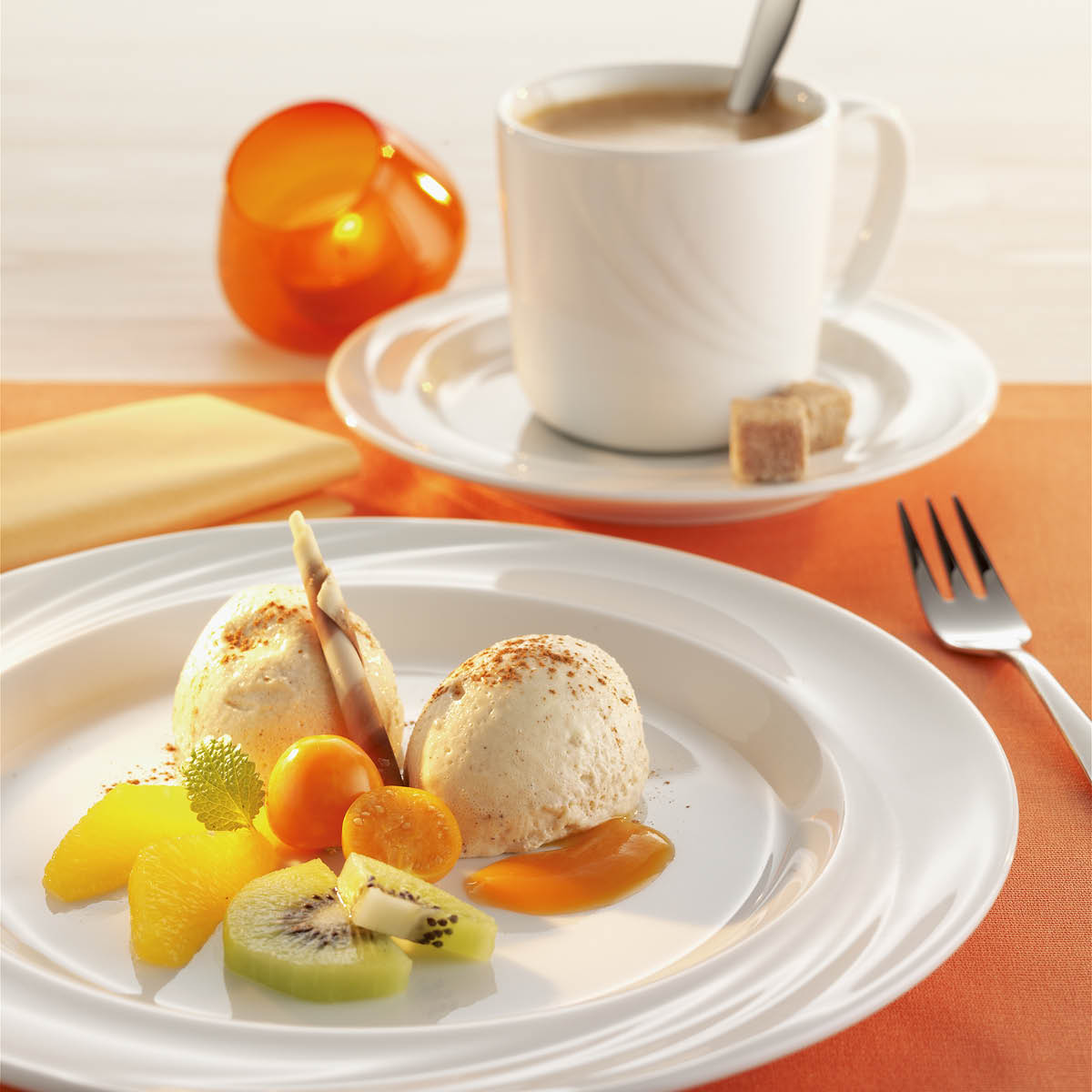 SH9181826/62951 Donna Senior Decor Round Flat Rim Plate with Dark Green Wide Band 257mm Tomkin Australia Hospitality Supplies