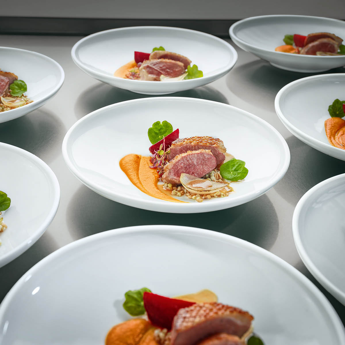 SH9251321 Schonwald Shiro Round Deep Coupe Plate 210mm Tomkin Australia Hospitality Supplies