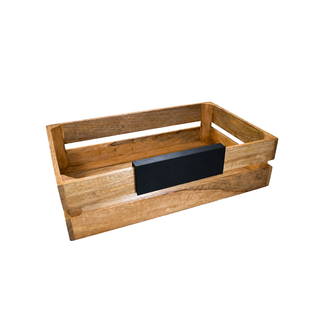 Buffet Crate 1 Compartment Mango Wood 560x350x150mm