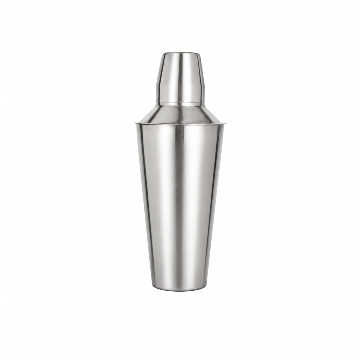 Cocktail Shaker Matte Black 3pc 750ml