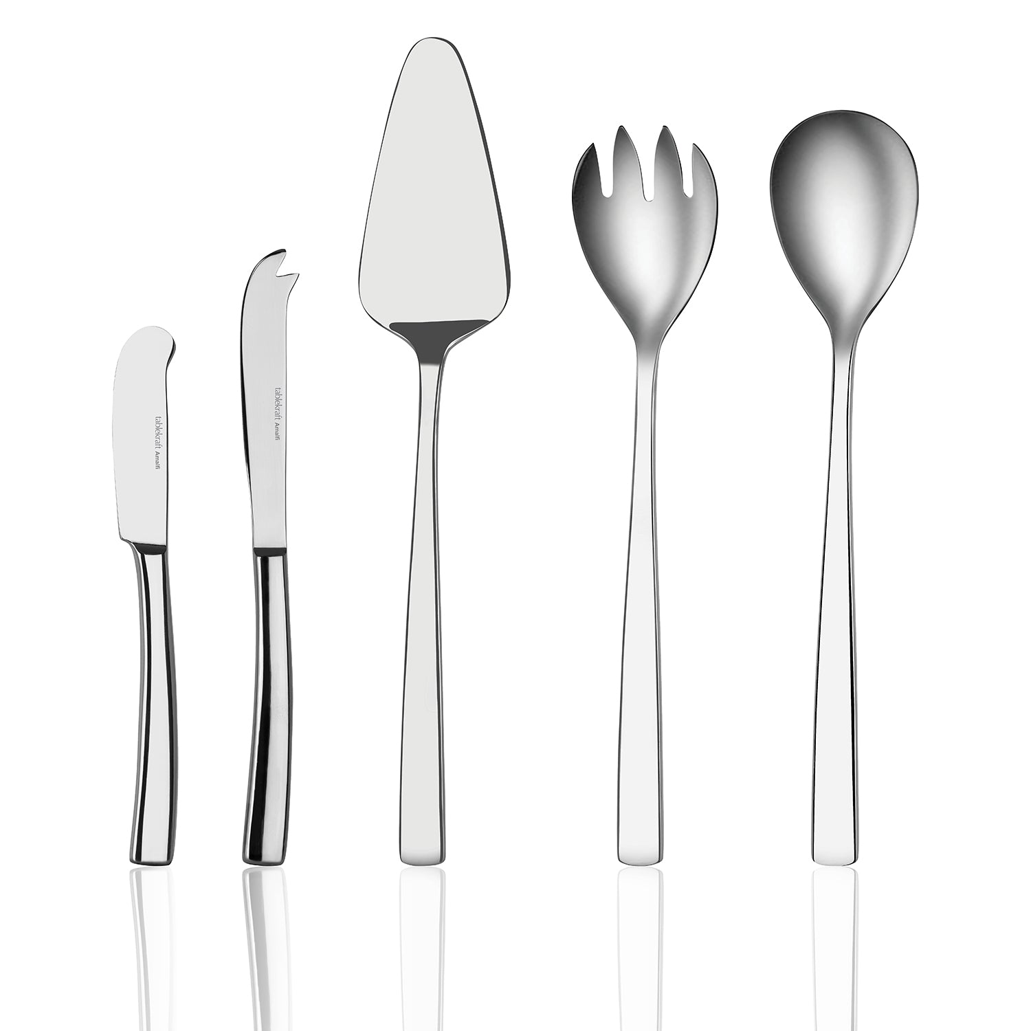 18100-5 Tablekraft Amalfi Hostess Set 5pc Tomkin Australia Hospitality Supplies