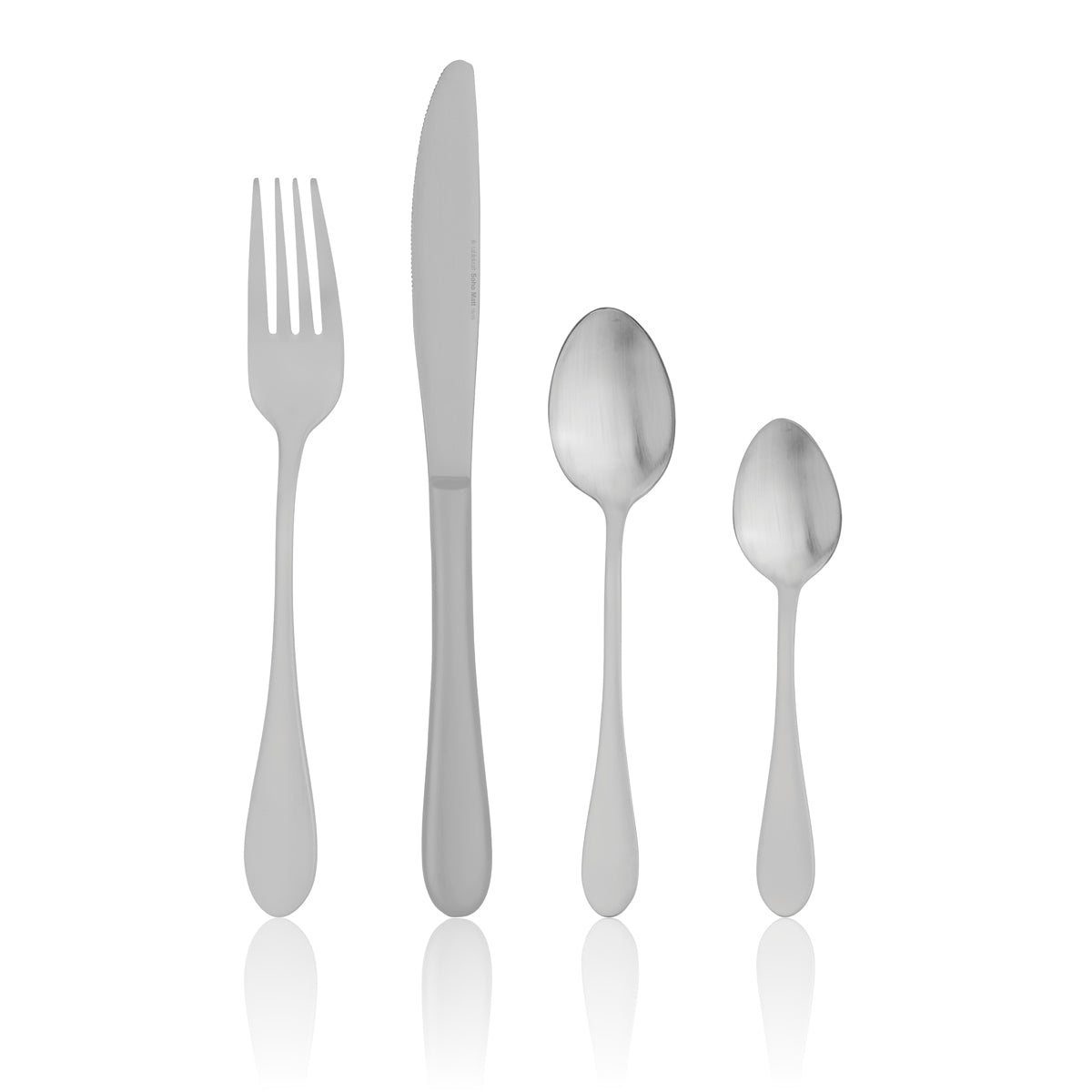 Modern Matte Black Flatware for Weddings & Events - GREYSTONE TABLE