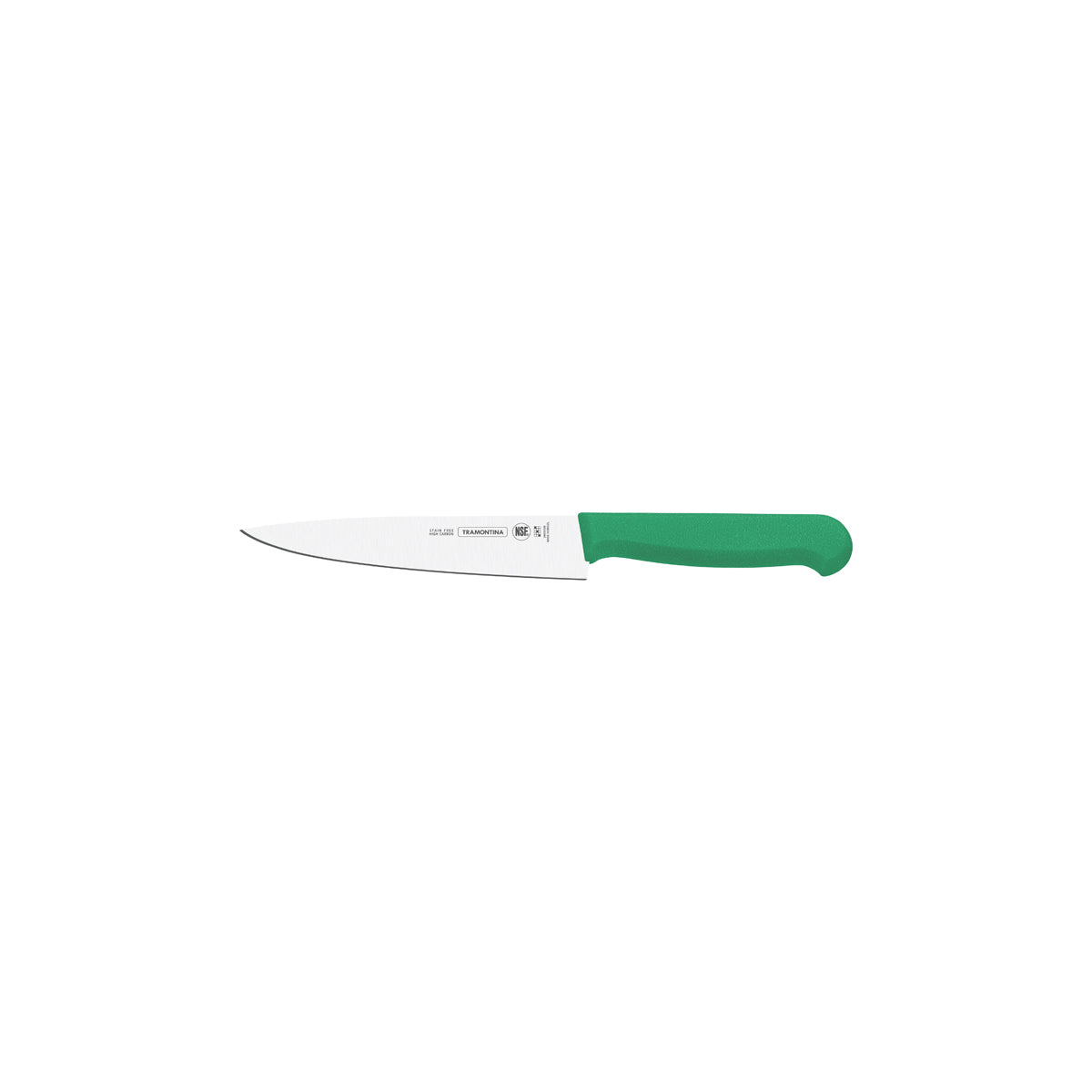 Professional Green Curved Meat Knife 387mm