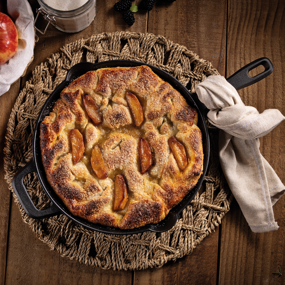 Fargo Cast Iron Skillet Pre-Seasoned 502mmx333mmx83mm