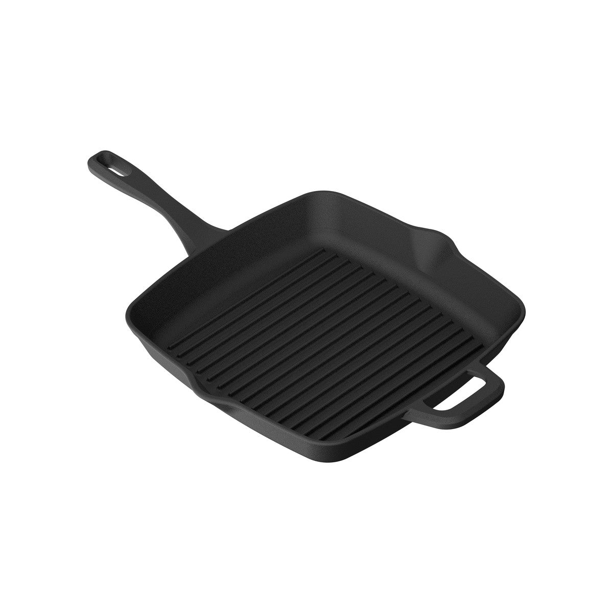 Fargo Cast Iron Skillet Grill Pre-Seasoned 470mmx302mmx67mm