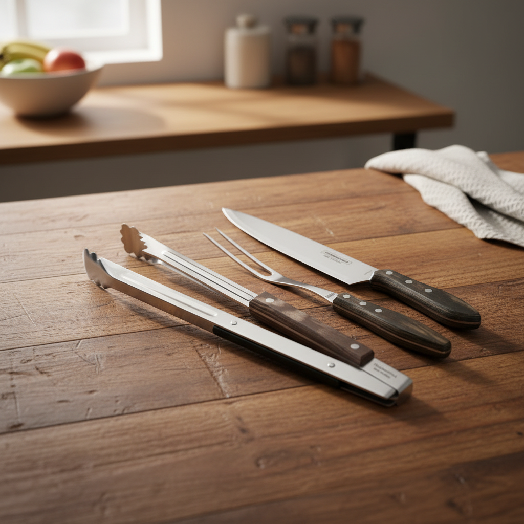 Churrasco Camperia Premium Cutlery 3 Piece Set