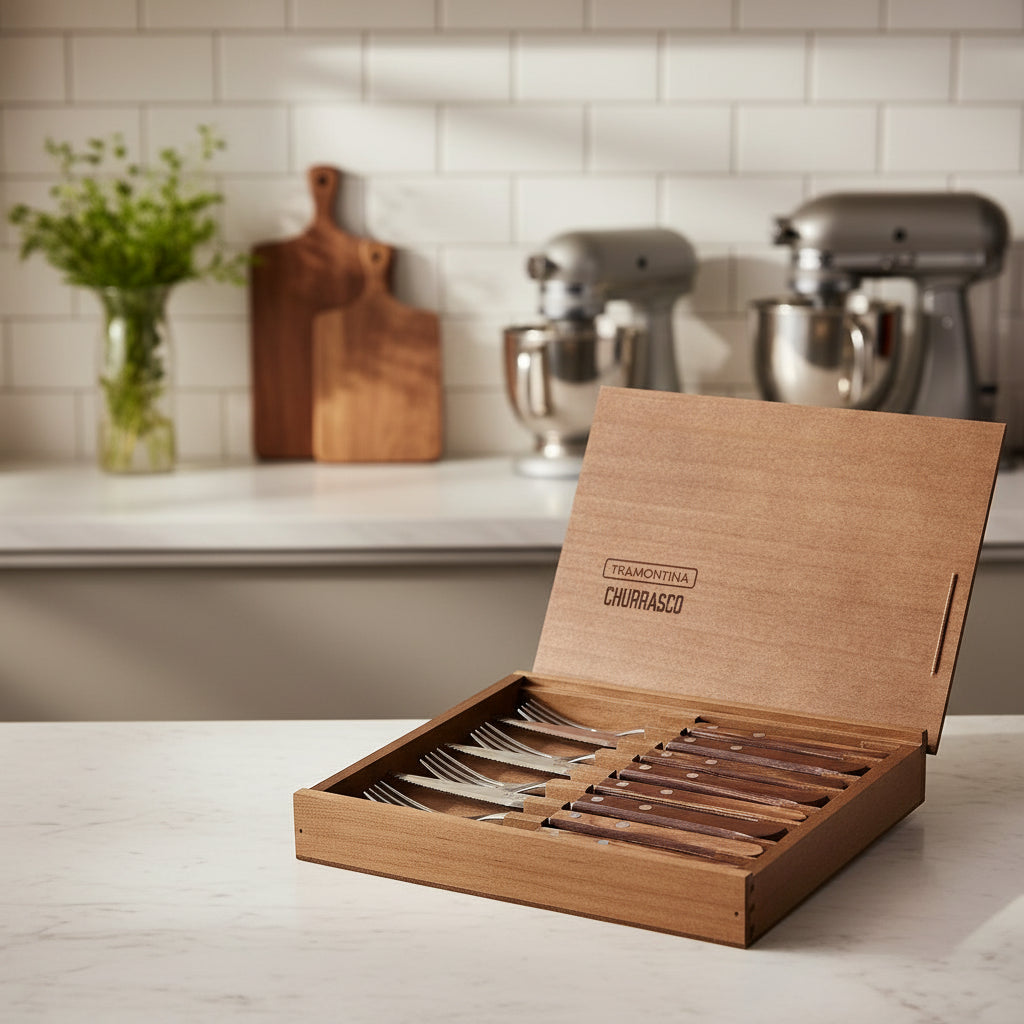 Churrasco Vaniera Premium Cutlery 8 Piece Set