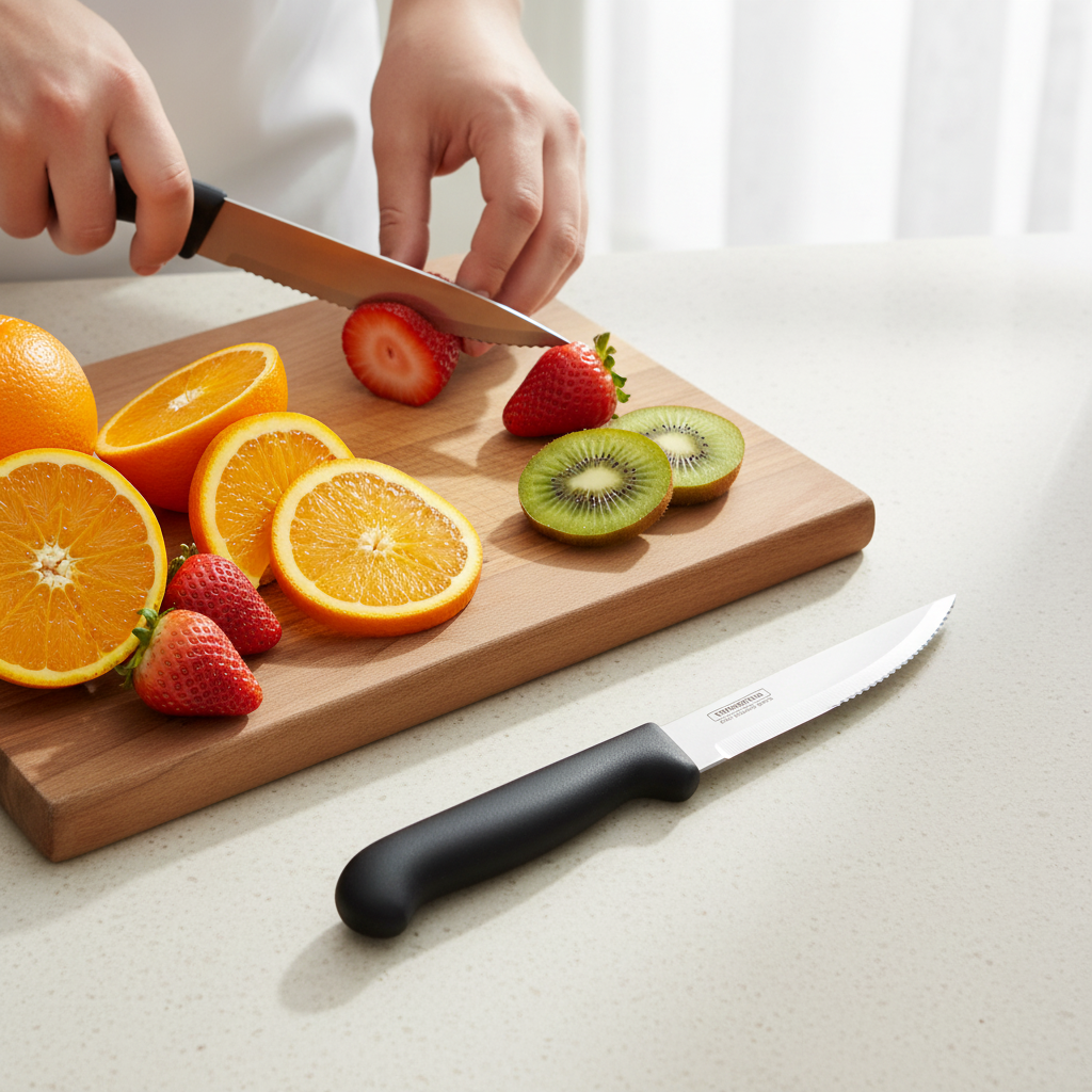 Condor Steak Knife Plus Black Handle 125mm - DISCONTINUED BY SUPPLIER