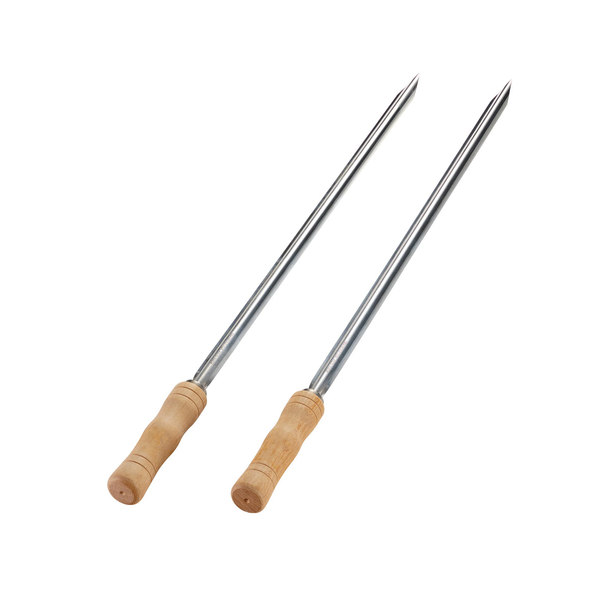 Heavy Duty Stainless Steel Skewer Wood Handle 950mm