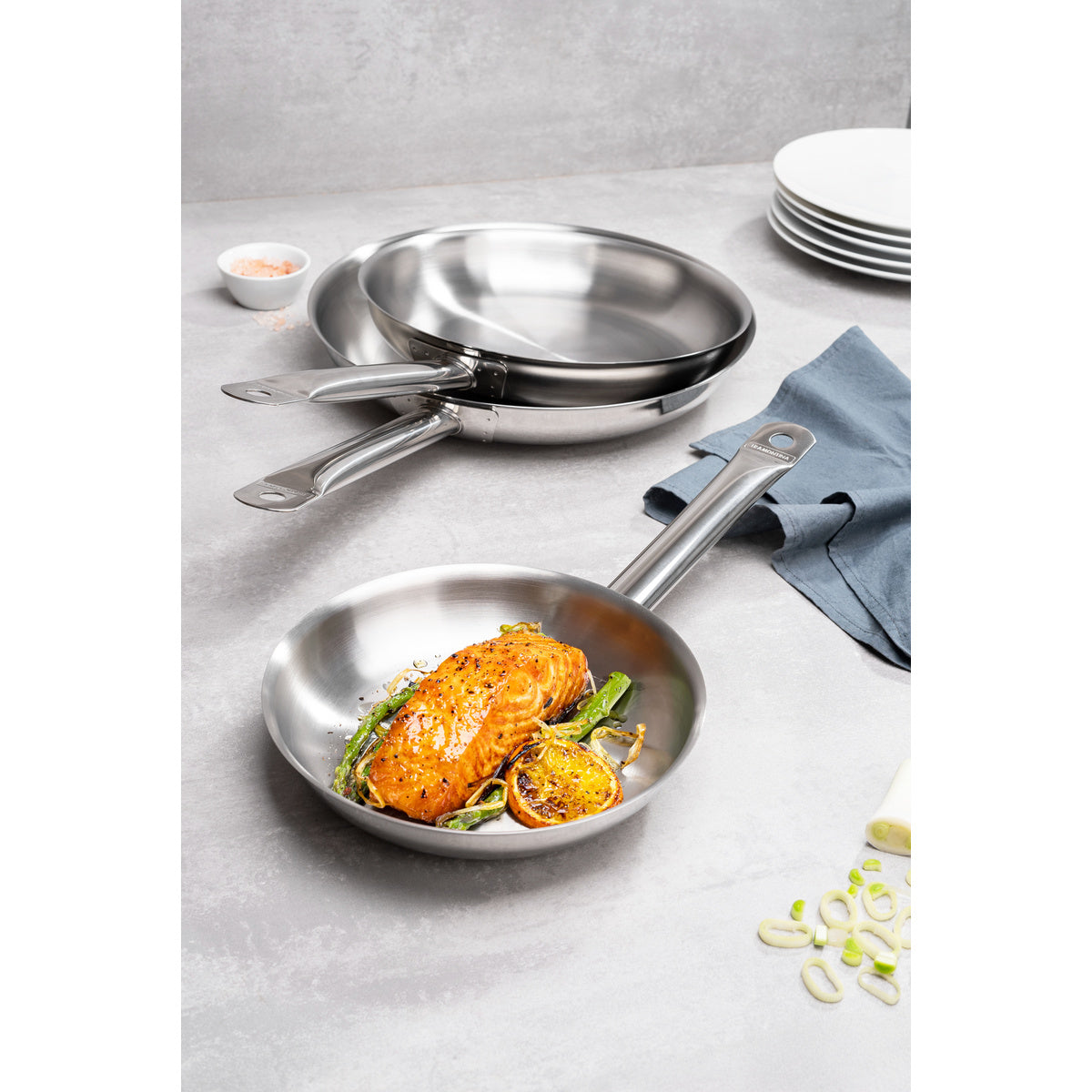 Professional Frypan Stainless Steel 300x160mm / 4.7Lt