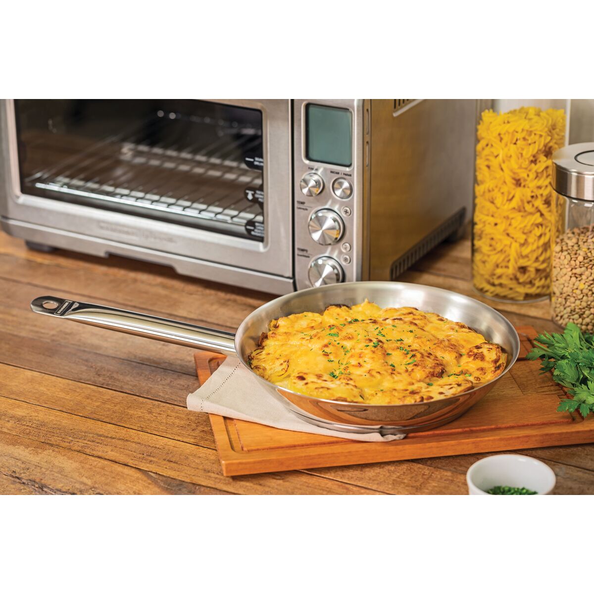 Professional Frypan Stainless Steel 300x160mm / 4.7Lt