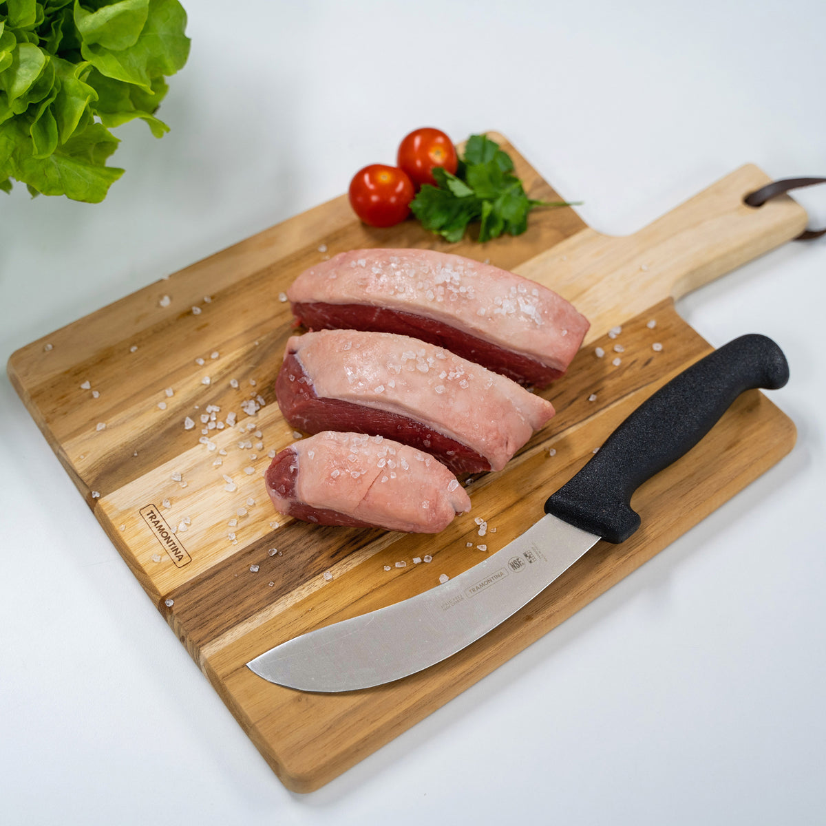 TM38096/106 Tramontina Professional Master Black Handle Skinning Knife Wide Blade Black 153mm Tomkin Australia Hospitality Supplies