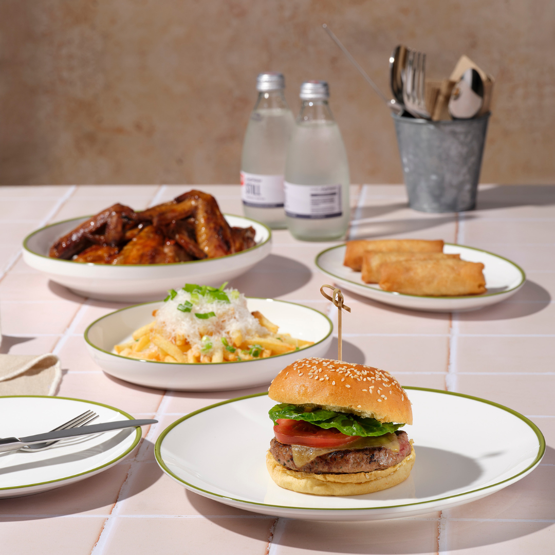 Core Round Coupe Plate Olive Green Rim 260mm